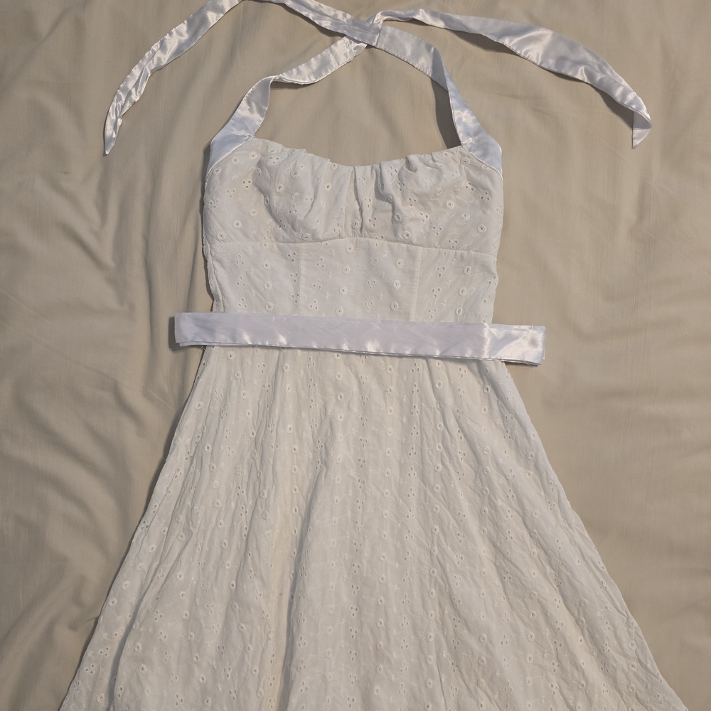 Ruby Rox Strapless White Dress